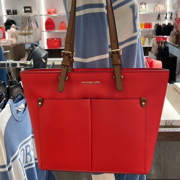 MICHAEL KORS JET SET TRAVEL MEDIUM DOUBLE POCKET TOTE NON-LEATHER VEGAN
NWT - Picture 11 of 16